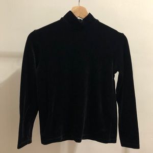 Lands End Velvet Turtleneck
